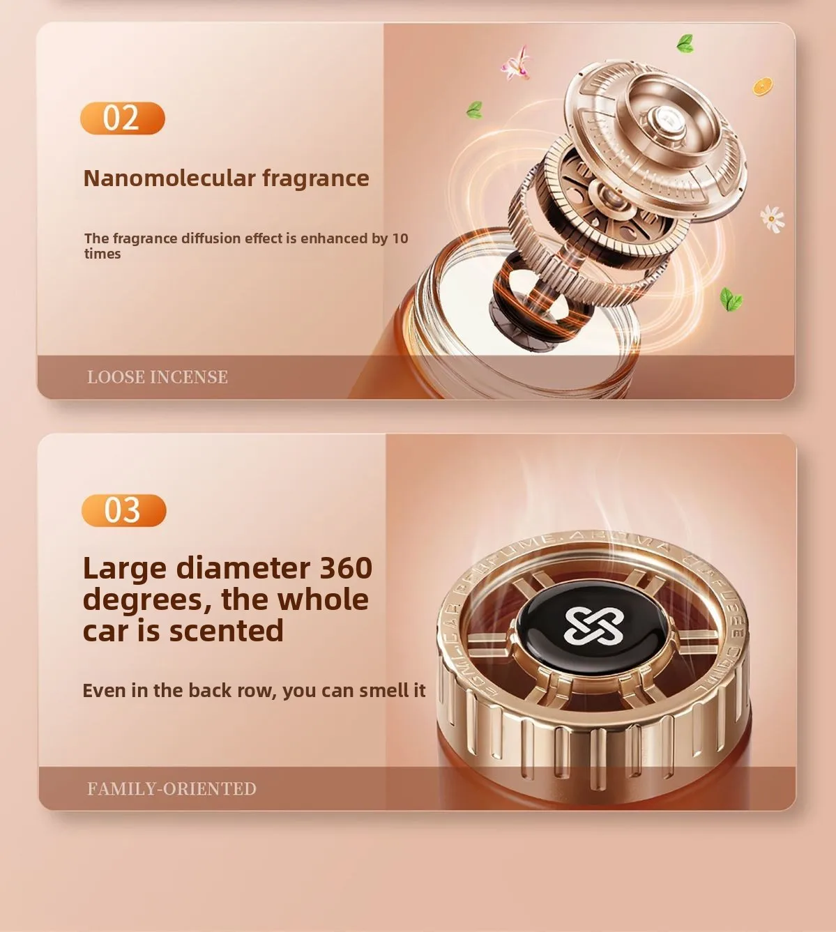 Car Aromatherapy Diffuser Balm For Odor Elimination Long Lasting_voghion.com