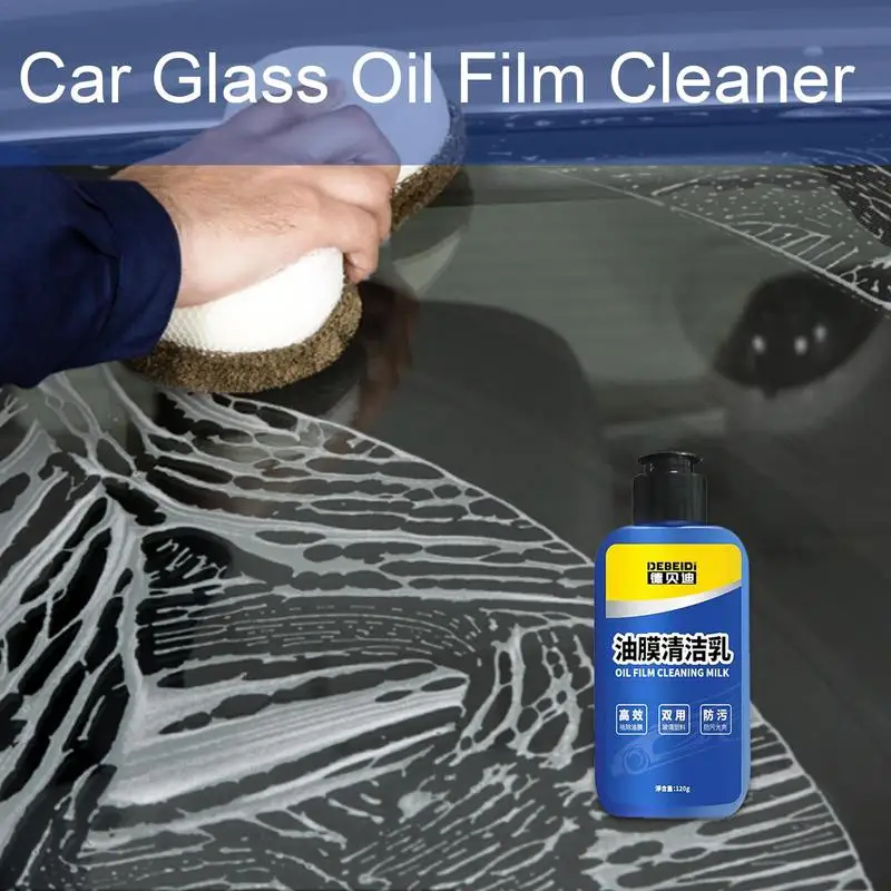 

auto Glass Oil Film Remover Car Windshield Water Spots Stain Removal Paste Glass Polishing Compound Window Cleaning Detailing