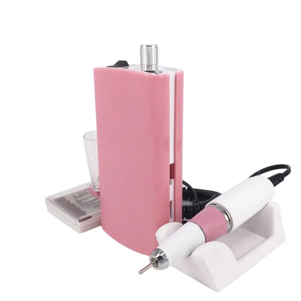 New Arrival 30000RPM Portable Electric Nail Drill Machine Rechargeable Cordless Manicure Pedicure Set For Nail Art Tools