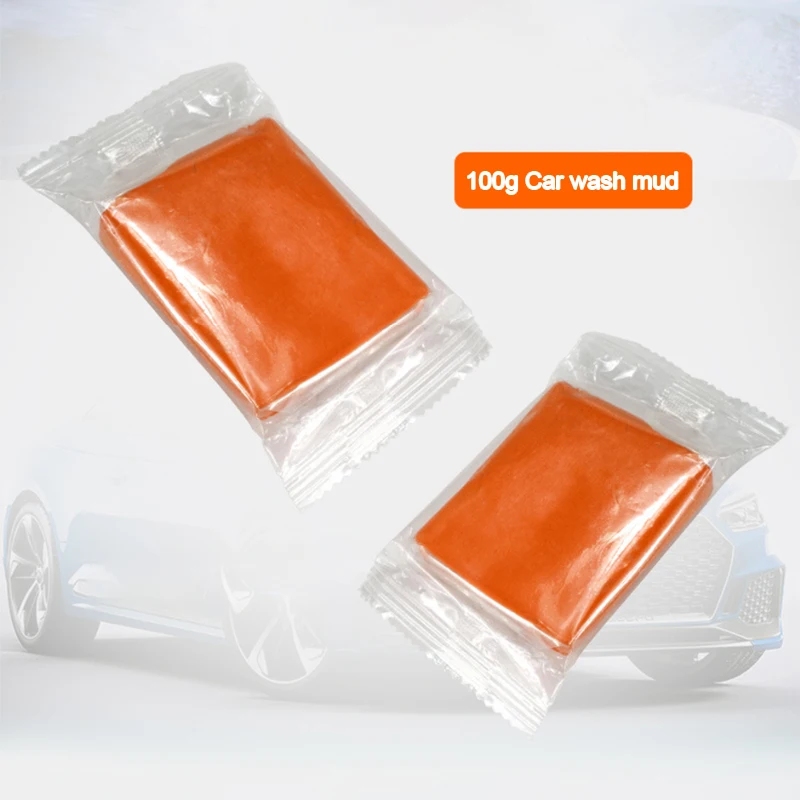 SEAMETAL Clay Bar Detailing Auto Car Clean Wash Cleaner Sludge Mud Remove Magic Blue Orange 100g Car Cleaning Accessories car cleaning tool car cleaning clay bar cleaning magic mud car detailing cleaner