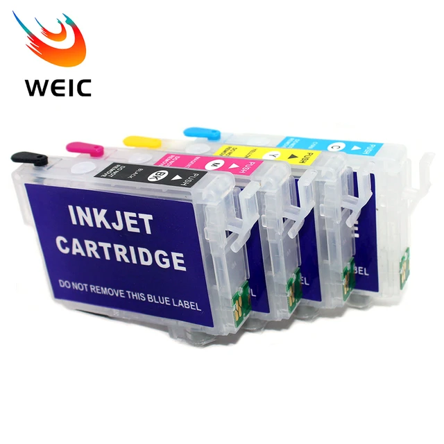 Refillable Ink Cartridge for Epson XP-2200 XP-2205 XP-3200 XP-3205 XP-4200  XP-4205 WF-2910DWF WF-2950 Printer No Chip - AliExpress