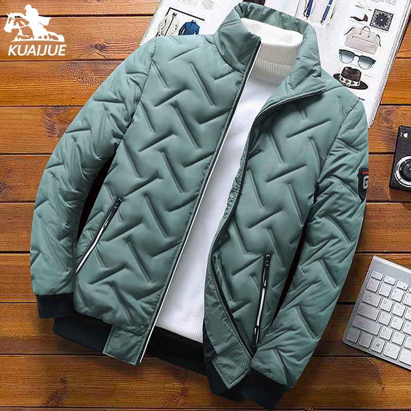 Men's Jacket Stand Collar Parka Winter Down jacket Thick and Warm Jackets men business leisure coat Street Wear