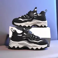 2025 Boys Sneakers - Leather Waterproof Basketball Shoes, Spring & Autumn Running Shoes for Boys, Trendy & Durable 1