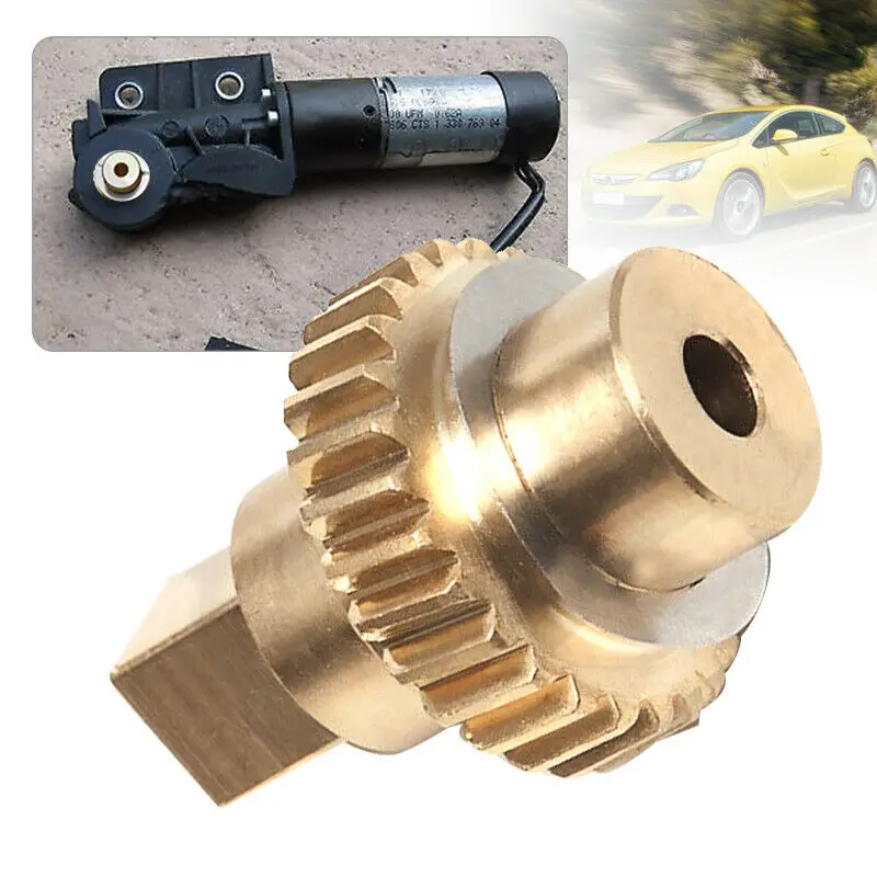 2 Pezzi Twin Top Roof Motor Winglet Cog/Gears Ottone Per Vauxhall Opel Astra 93188313 Parti Di Ricambio Auto