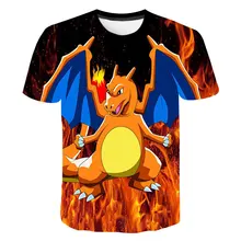

Boys And Girls 3D Cartoon T-Shirts, Pikachu Baby Printed T-Shirts, Casual Street Hip-Hop Clothes, Birthday Gifts