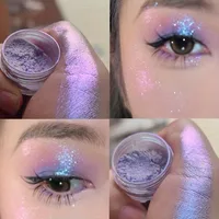 Pearlescent Chameleon Shimmer Eyeshadow Powder High-Pigmented Mashed Potato Texture Glitter Metallic Long Lasting Eye Make Up 2