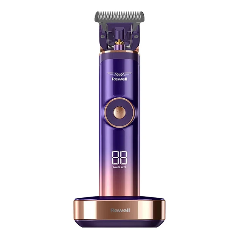 rewell-rfcd-v325-professional-salon-5-speed-fine-tuning-lcd-display-hair-trimmer-for-men