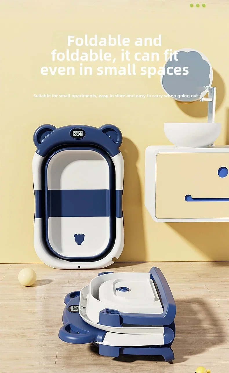 Foldable Baby Bath Tub Intelligent Temperature Display undefined