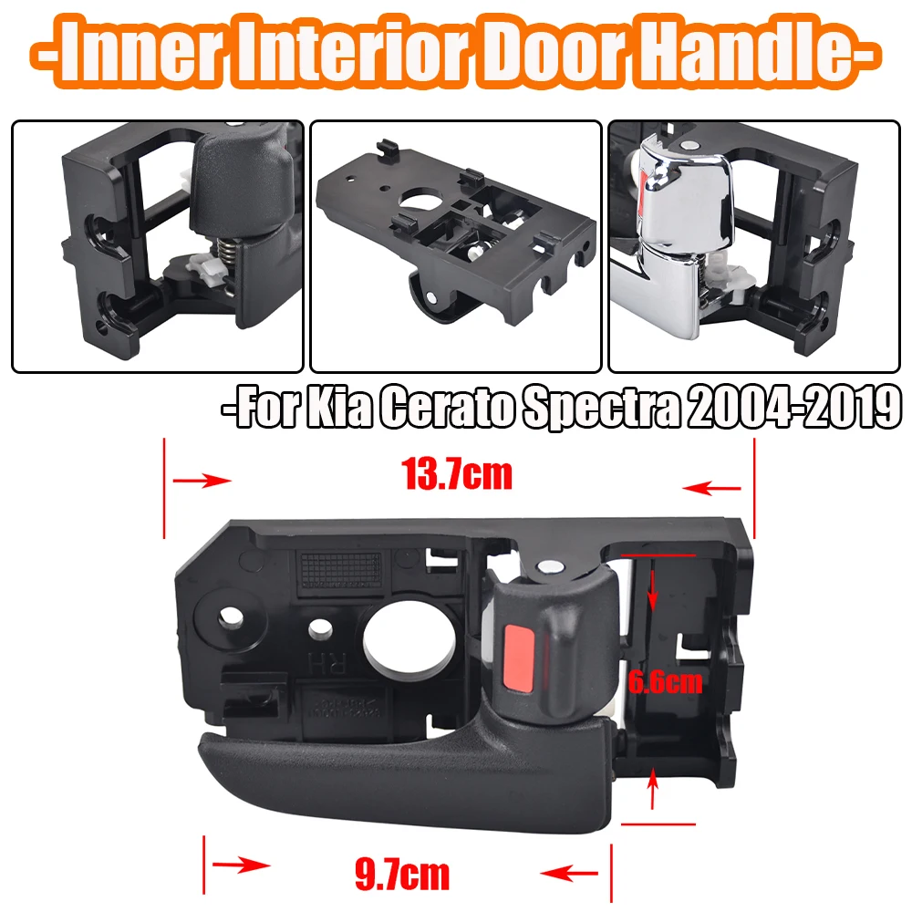 Universal Front & Rear Interior Door Handle Replacement