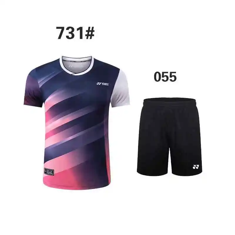 YONEX New High Quality Badminton Tennis Wear Sport T-shirts with Short Sleeves Comfortable Breathable Sweat Absorb Quick Dry Top