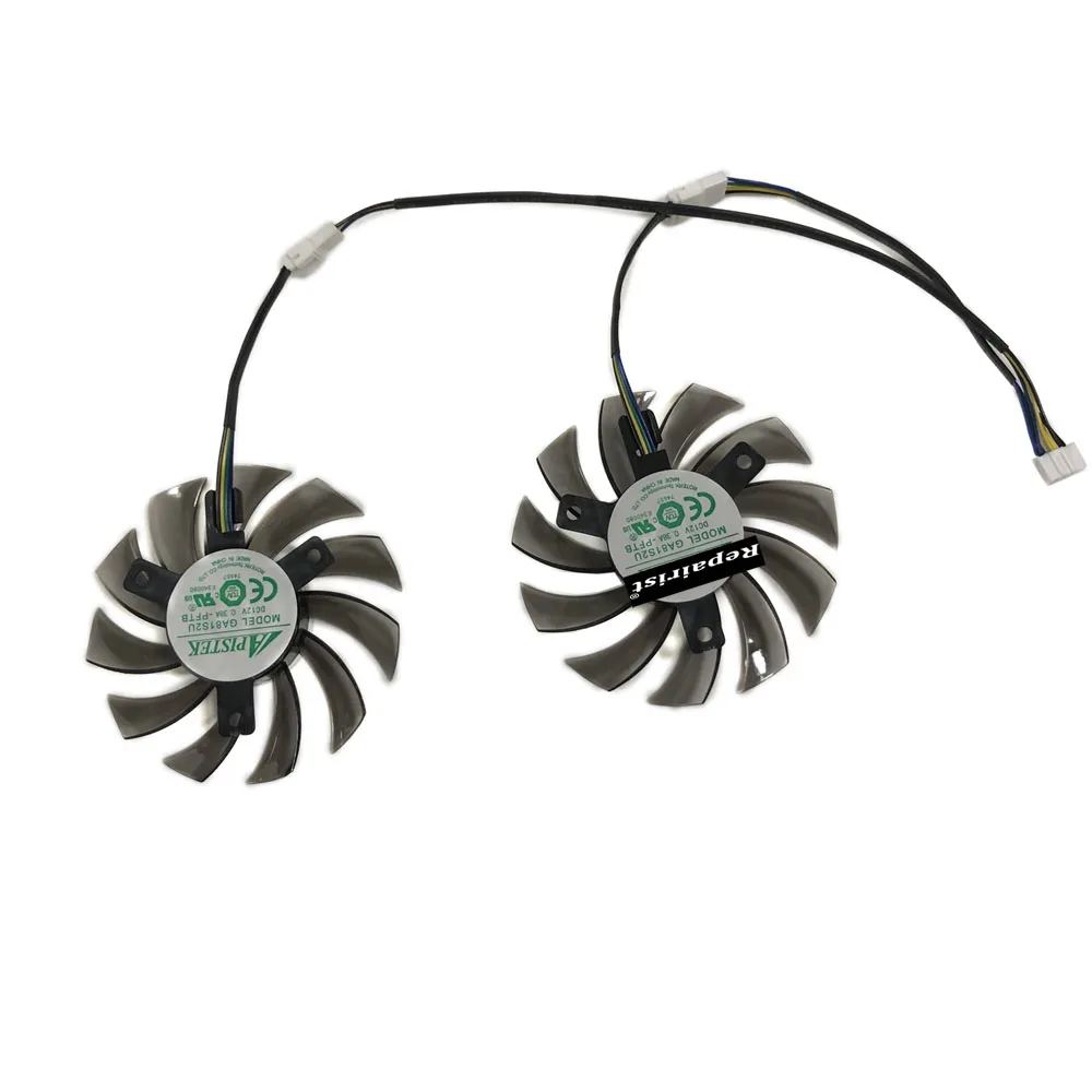 2 Pz/Set 75Mm Apistek Muslimdc 12V 0.38A 4Pin Gtx 660 Ventola Di Raffreddamento Per Scheda Grafica Zotac Gtx660-2Gd5 In Sostituzione