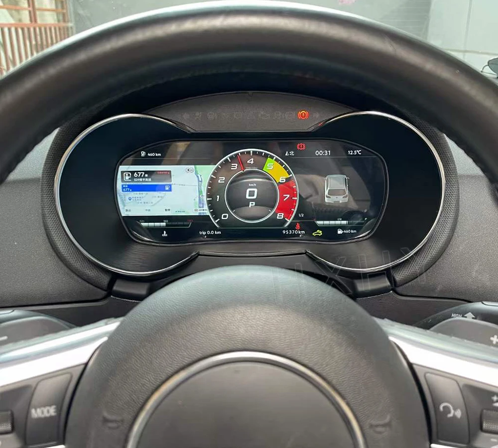 Car LCD Digital Cluster Virtual Cockpit SpeedMeter Dash For Audi TT 2008-2014 Sc