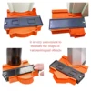 Contour Gauge Duplicator Ceramic Tile Carpet Cutting Template Profile Measuring Angle Ruler Contour Duplicator Woodworking Tools 3