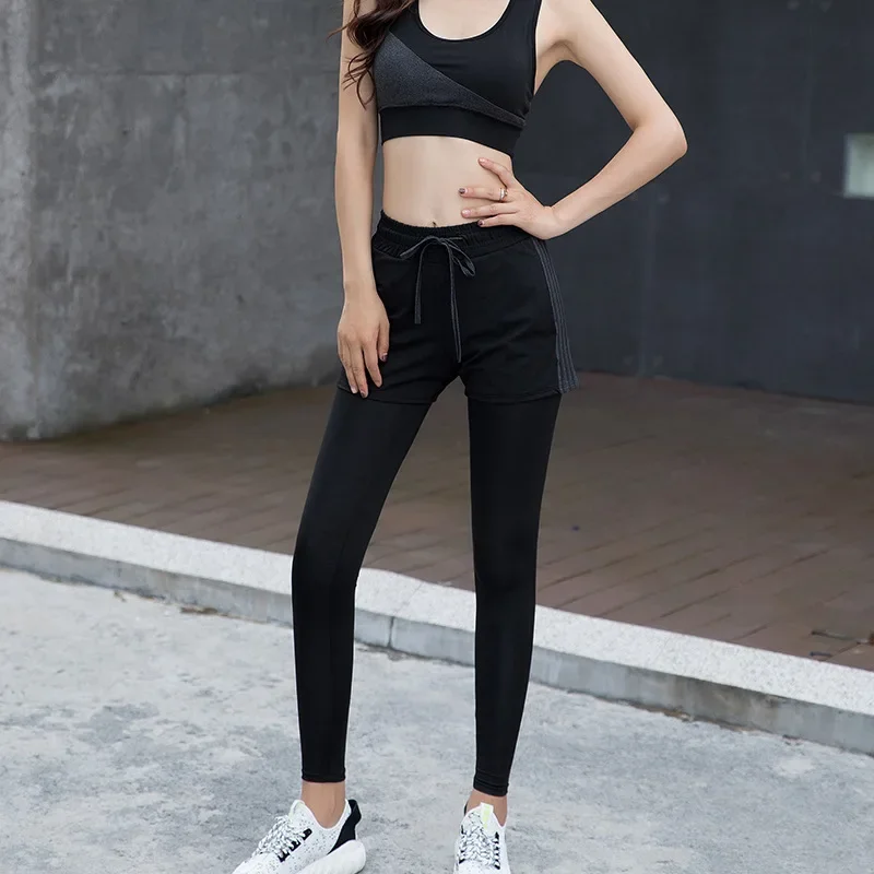 Women's Thin Large Size Quick Dry Yoga Pants Fitness Butt Lifting Running Sports Professional Training Trousers