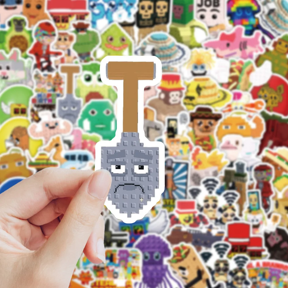 70PCS 새로운 인기 게임 스티커 DIY 휴대폰 노트북 수하물 스케이트보드 그래피티 데칼 어린이를 위한 재미있는 장난감