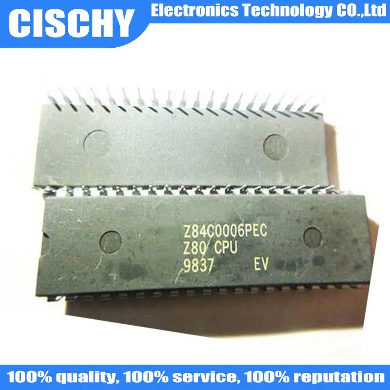 40-pin DIP Z80 Chip Z84C0020PEC Z80 CPU - 8-bit NMOS/CMOS Central ...