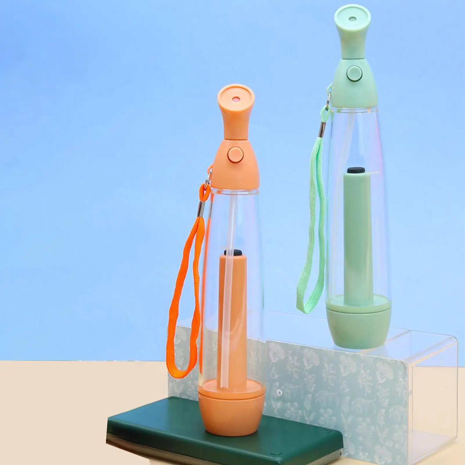 Description Picture 2 of itemSummer Cooling Spray Bottle Pump Mister Women Face Moisturizing Mist Sprayer Manual Steamer Hydrating Atomizing Nebulizer Cooler