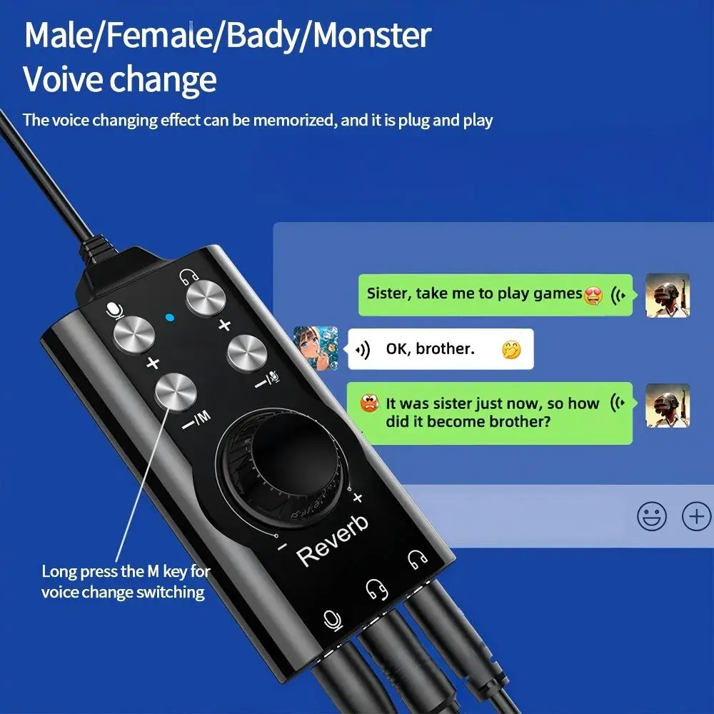 USB 외장 사운드 카드 USB 타입 C 외장 사운드 카드 마이크 헤드폰 어댑터 (노트북, 휴대폰용) 음성 변조 플러그 앤 플레이