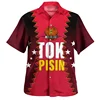 New Vintage 3D Printing The Independent State Of Papua Guinea Flag Shirts Emblem Graphic Short Cool Top Clothes 2