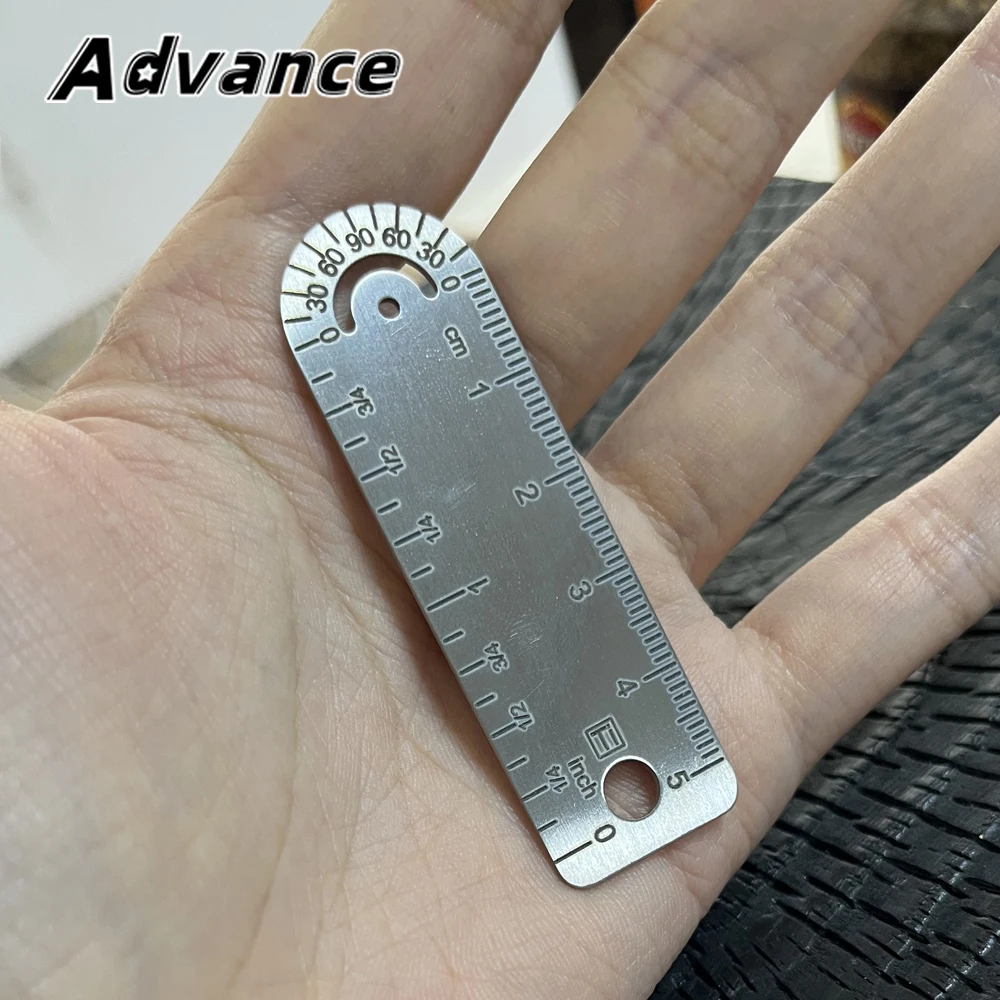 Titanium Mini Ruler 3