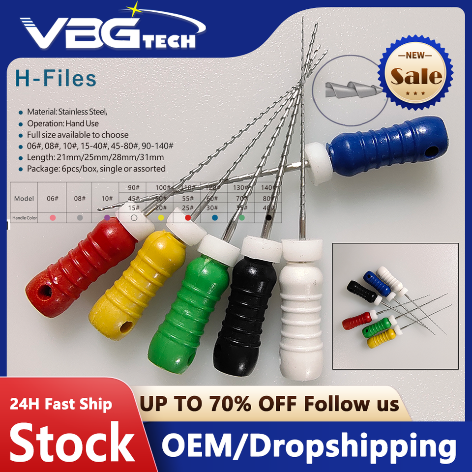 Dental Tool Root Cannal Endo H File 21/25mm/31mm Stainless Steel Endodontic Instruments Dentist Dentistry Odontologia endodontia