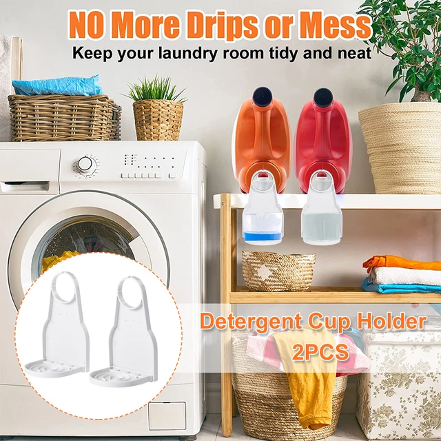 2Pcs/Pack Mosóállomás Kiegészítők Nincs Rendetlenség Csepegtető Fogó Mosószer Kupa Tartó Mosó Szappanállomás Szervezője - Image 2