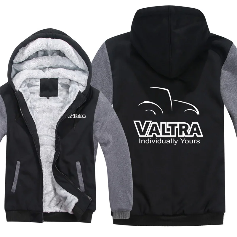 Cool Valtra tractor Hoodies Men Winter Coat Pullover Fleece Warm Valtra Jacket Sweatshirts 3