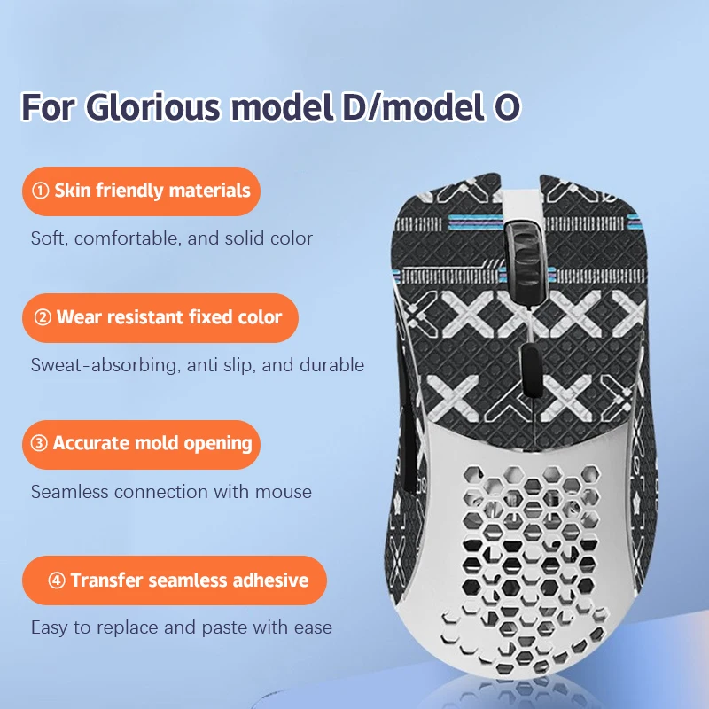 Non-Slip Sweatproof Mouse Grip Tape Sticker