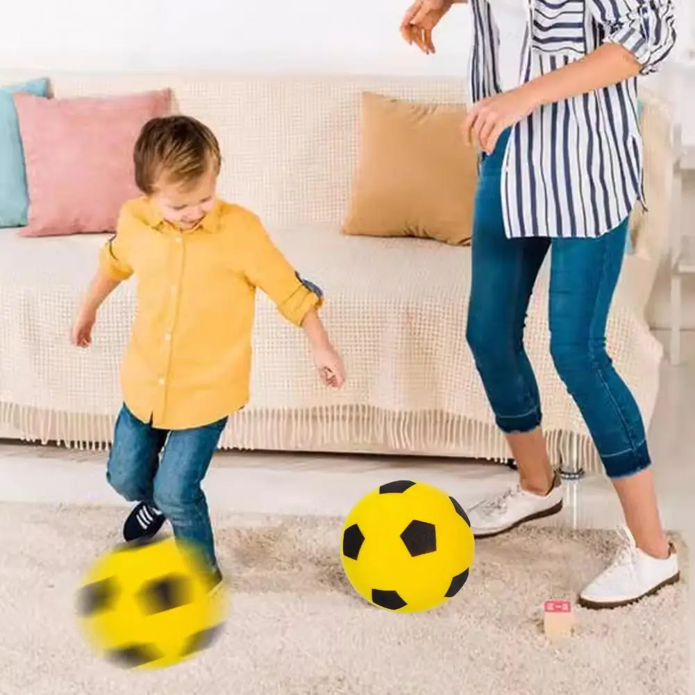 Silent Play Foam Ball Noise-absorbing Soccer Ball Silent Football Indoor Training Soft Elastic for Children for Youth
