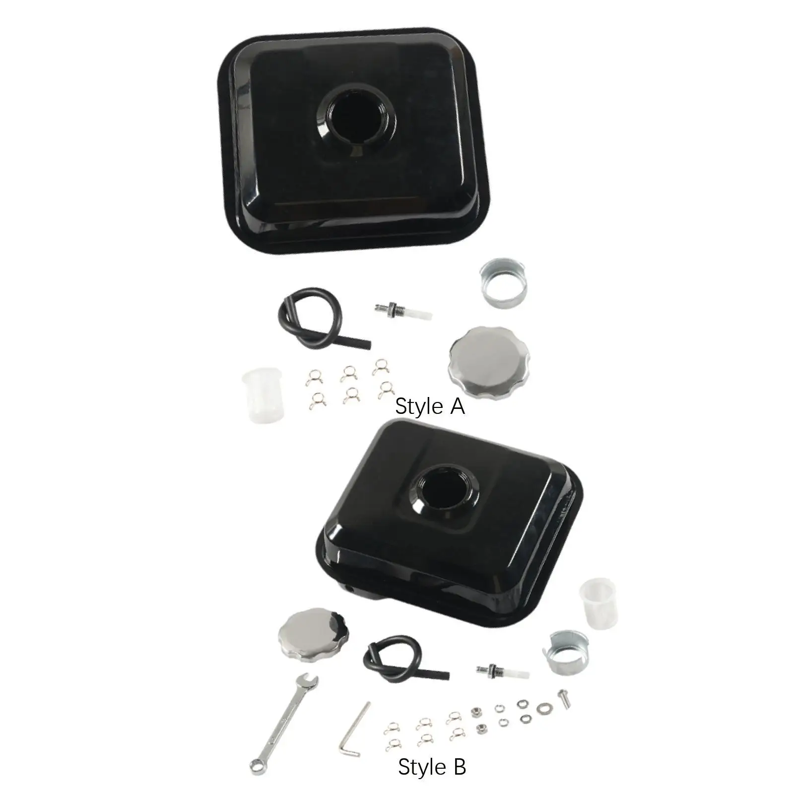Motorcycle Gas Tank Replacement Sturdy Easy to Install Iron Gas Container 3L