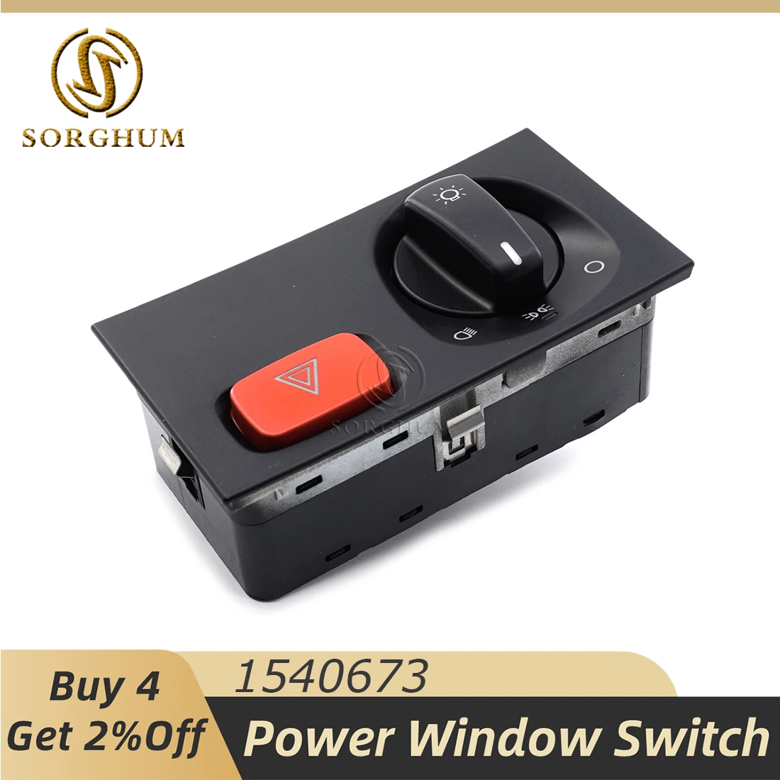 

1540673 Lighting Switch Key Button Headlight Switch For Scania P G R T - Series Truck Parts 2252076 1900317