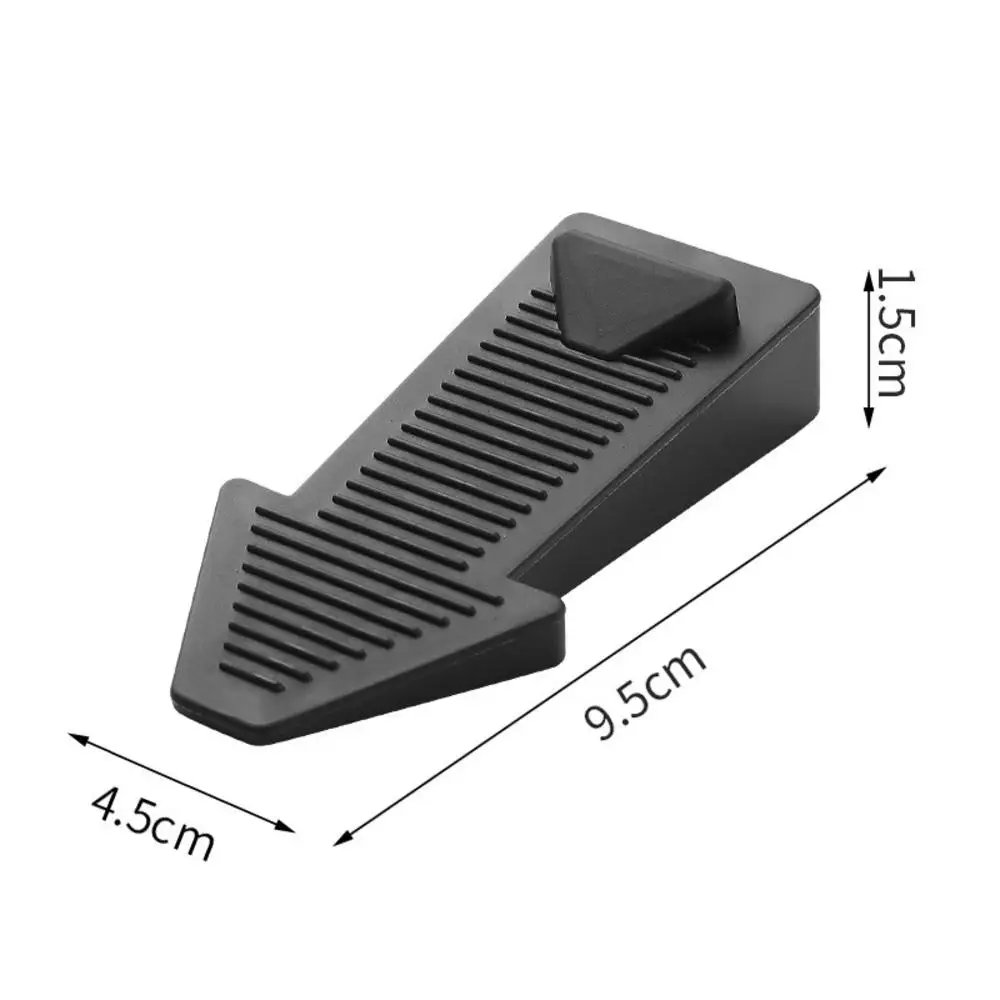 1pcs Arrow Shaped Door Stopper Non Slip Rubber For Bedroom Study Silent Door Anti Impact Stopper