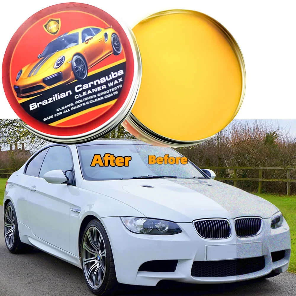 

Car Wax Auto Paint Care Carnauba Paste Wax Brazilian Polishing Wax Paste High Gloss Shine Super Hydrophobic Coating Glazing