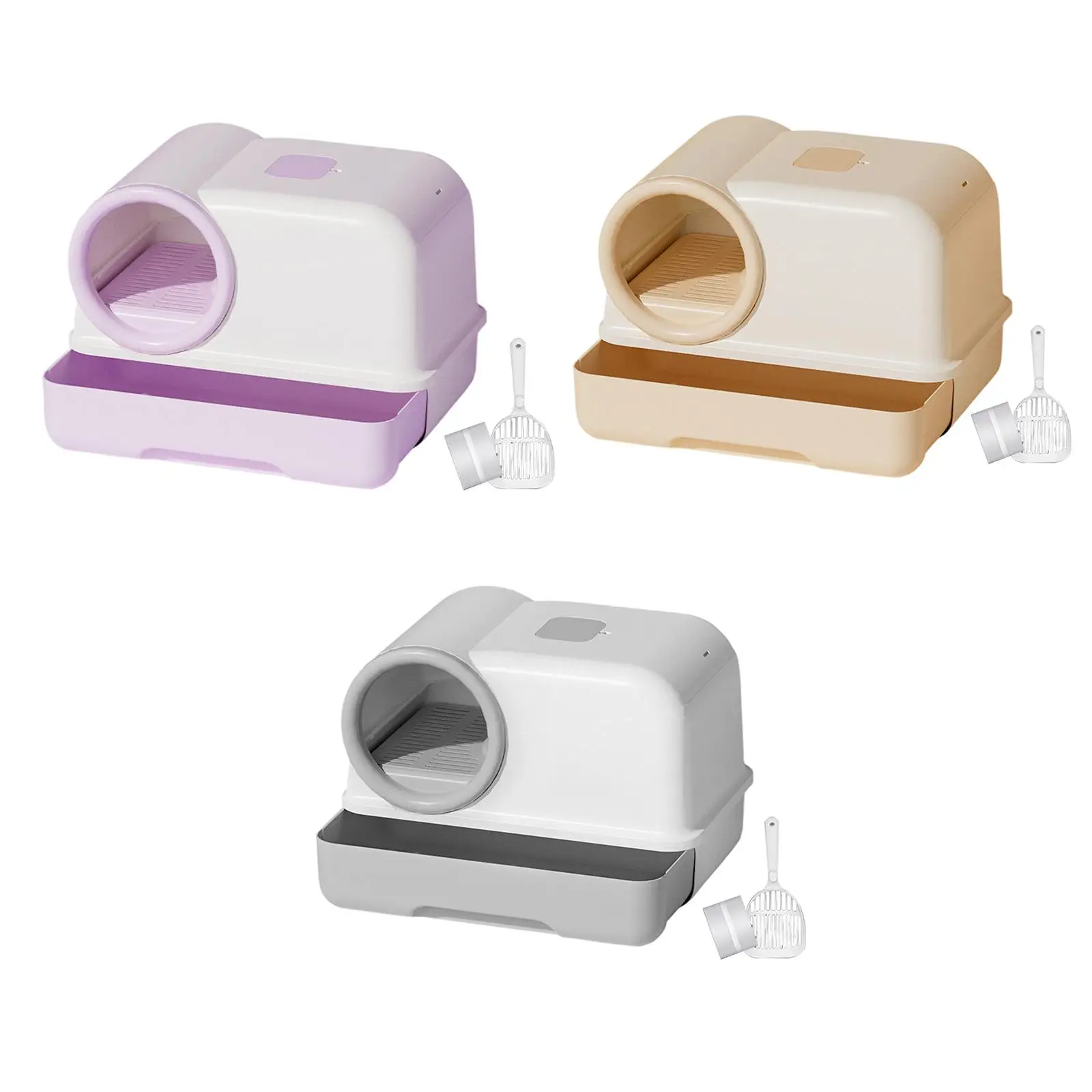 Fully Enclosed Cat Litter Box Large Cat Potty Corridor Sandbox Kitty Litter Box Kitten Potty for All Kinds of Cat Litter Fully Enclosed Cat Litter Box Large Cat Potty Corridor Sandbox Kitty Litter Box Kitten Potty for All Kinds of Cat Litter