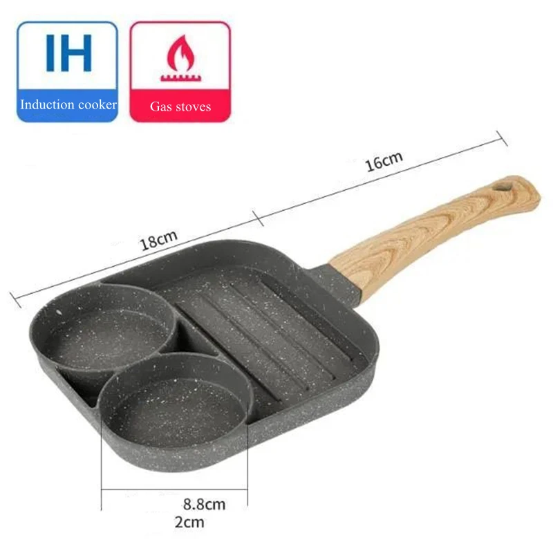 YIIFEEO Non Stick Frying Pan Set Granite Skillet Set with 100% PFOA & PTFE  Free, Induction Egg Omelette Pans for Cooking Pan - AliExpress