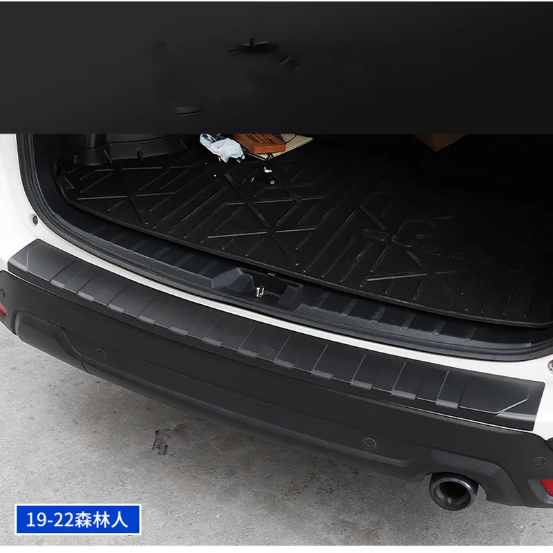 QHCP Resin Trunk Trim Guard Plate Rear Bumper Protector Tail Strips Cover  For Subaru Forester XV Outback 2013-2022 Car Styling - AliExpress