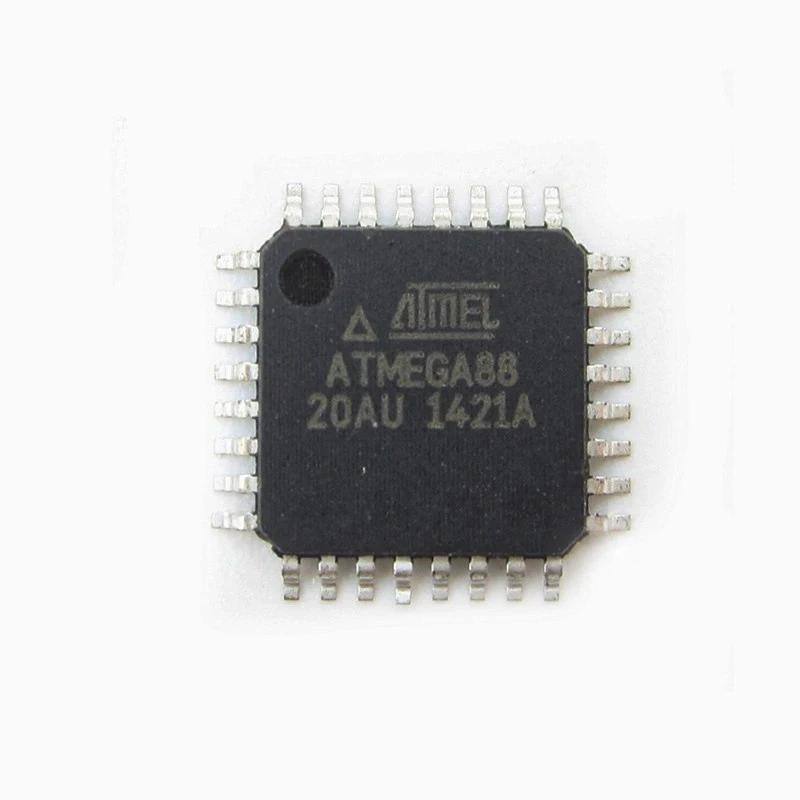 1-5Pcs/LotATMEGA88 ATMEGA88-20AU ATMEGA88PA-15AZ Microcontroller Chips QFP32