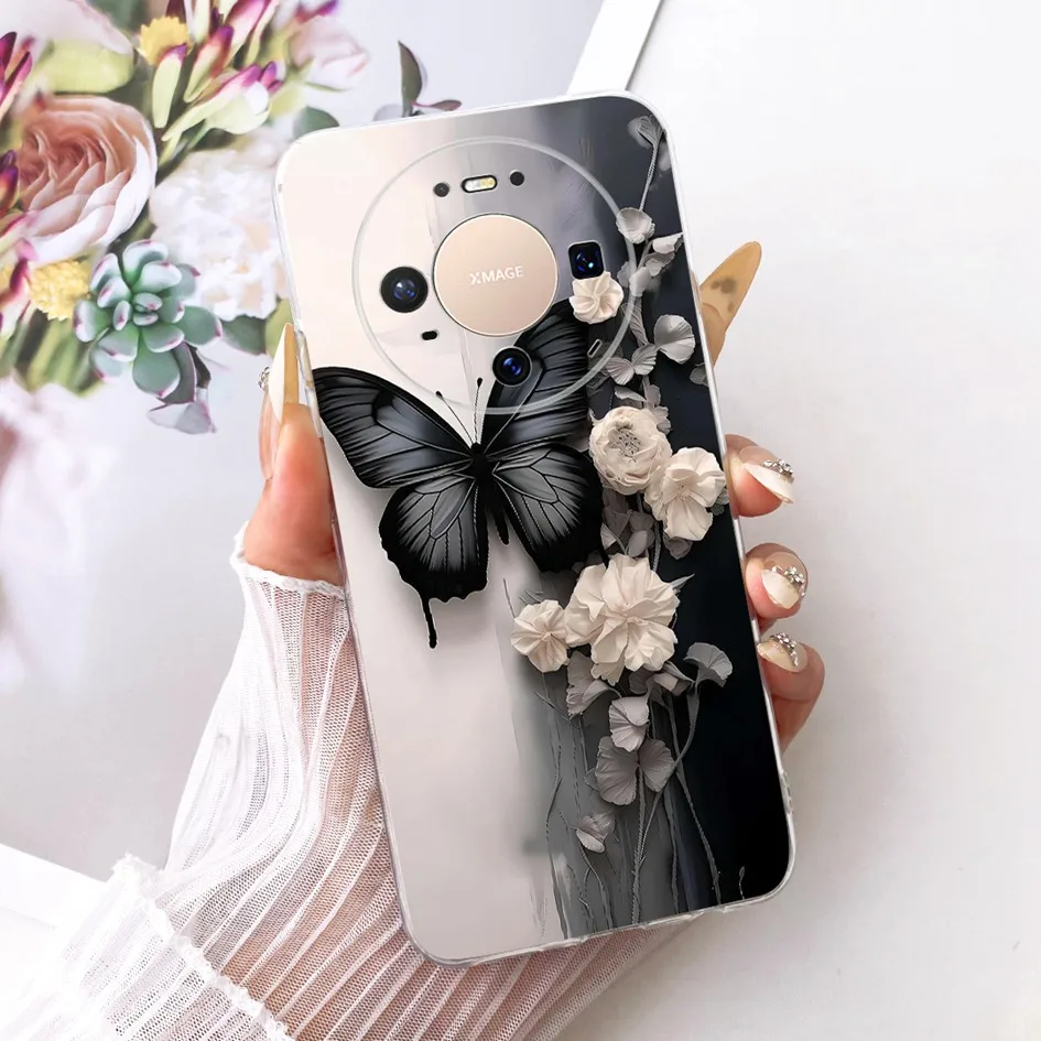 Floral Bowknot Soft Silicone Clear Phone Case - New Fashion 2025 Edition