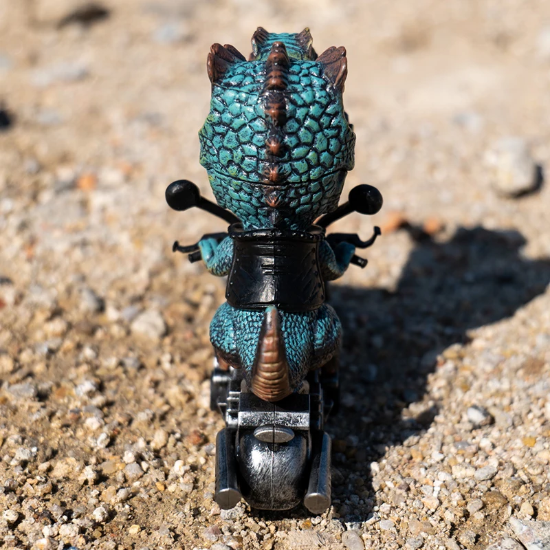 Childrens Dinosaur Modeling Pullback Motorcycle Simulation Locomotive Inertia Car miniatures item Animal figurines Dinosaur toys 6