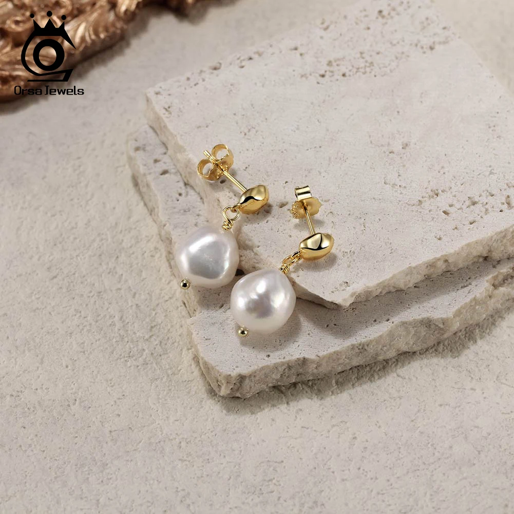 Orecchini In Argento Sterling 925 Per Donna, Bijoux In Perle
