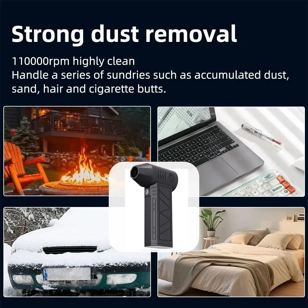 Air Blower Vacuum Xiaomi X6 Violent Fan 140000RPM Powerful TypeC Charging Strong Winds 53m/s Brushless Turbo Blower