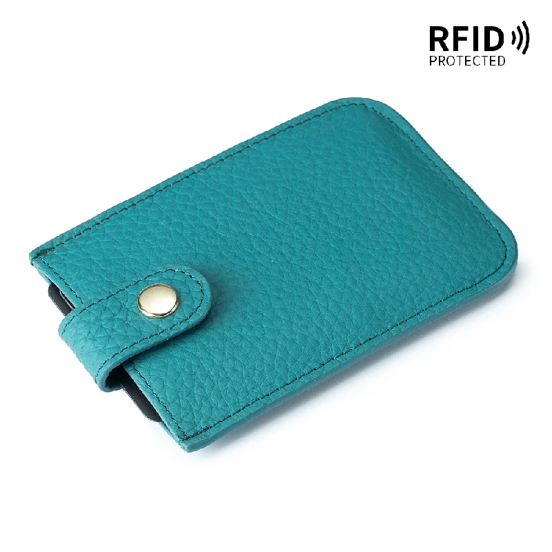 Slim Card Case Thin Card Holder Minimalist Credit Sleeve with RFID Blocking Strong Magnetic Back Pocket Mens Wallet