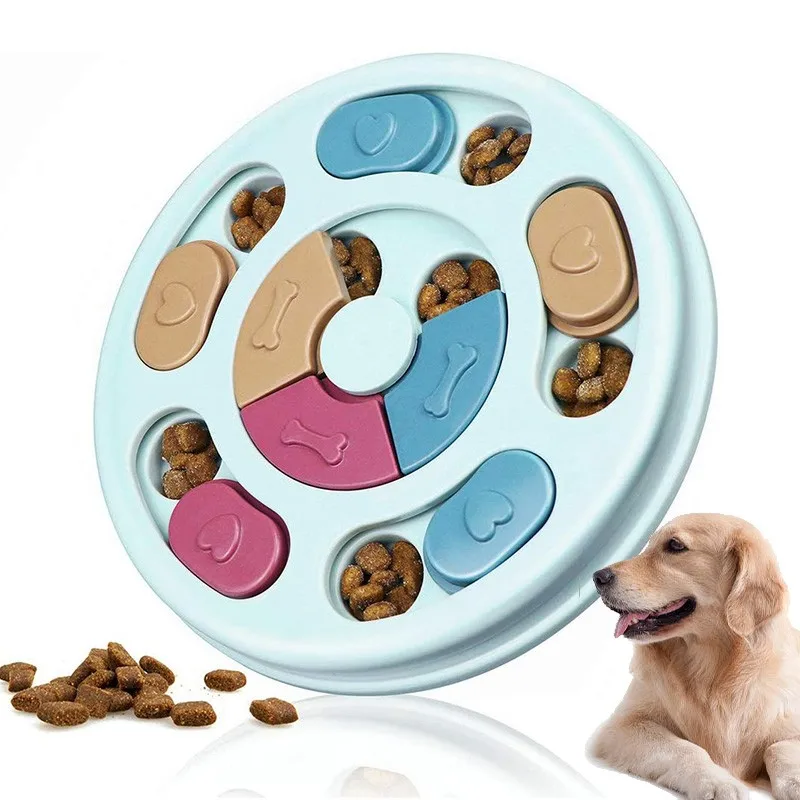 MATCHI Juguetes para Perro Rompecabezas y Alimentador Lento, Juguete de  Entrenamiento para Perros Ansiosos y Estimulación de IQ, Dispensador de