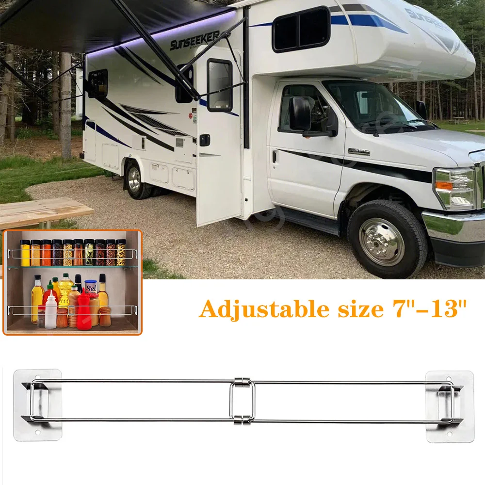 RV Adjustable Corner Shelves Bar Camper Travel Trailer Shower Corner