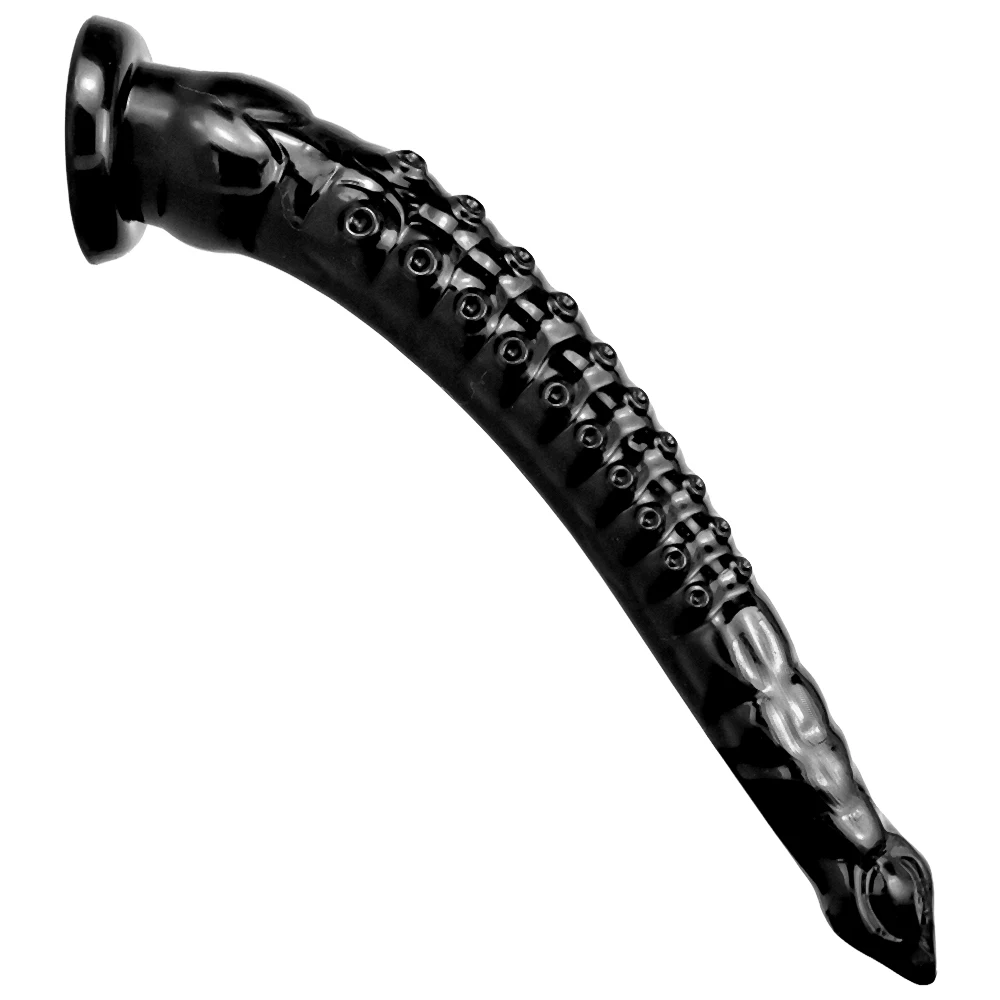 Long Anal Super Plug 31cm Deep In Tentacles Beads Buttplug Anal Enema PVC Butt Plug Prostat_voghion.com