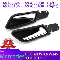 Rear Front Left Or Right Interior Door Handle Assembly Black Chrome 1697600961 1697601061 For Mercedes W169 A-Class W245 B-Class 1
