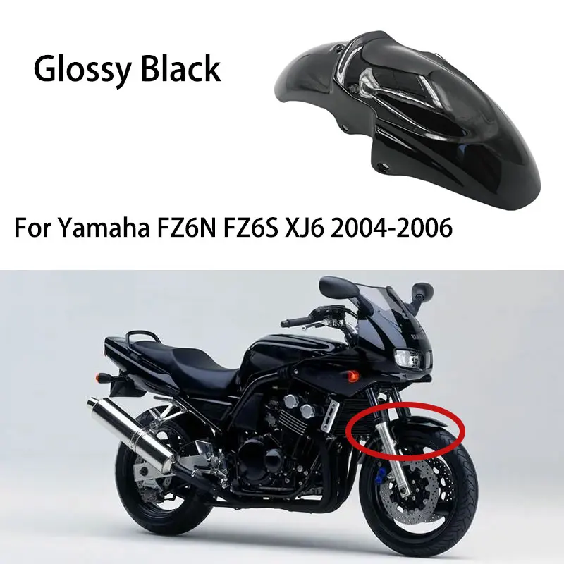

Переднее крыло мотоцикла для Yamaha FZ6 N/S XJ6 2004-2006, брызговик, брызговик, защита от брызг, грязезащитный чехол для шины