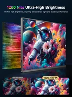 UPERFECT 16" 4K UHD Portable Monitor 16:10 3840*2400P 1200Nits USB-C HDMI External Gaming Display with DC Eyes Care for MAC PC - Image 3