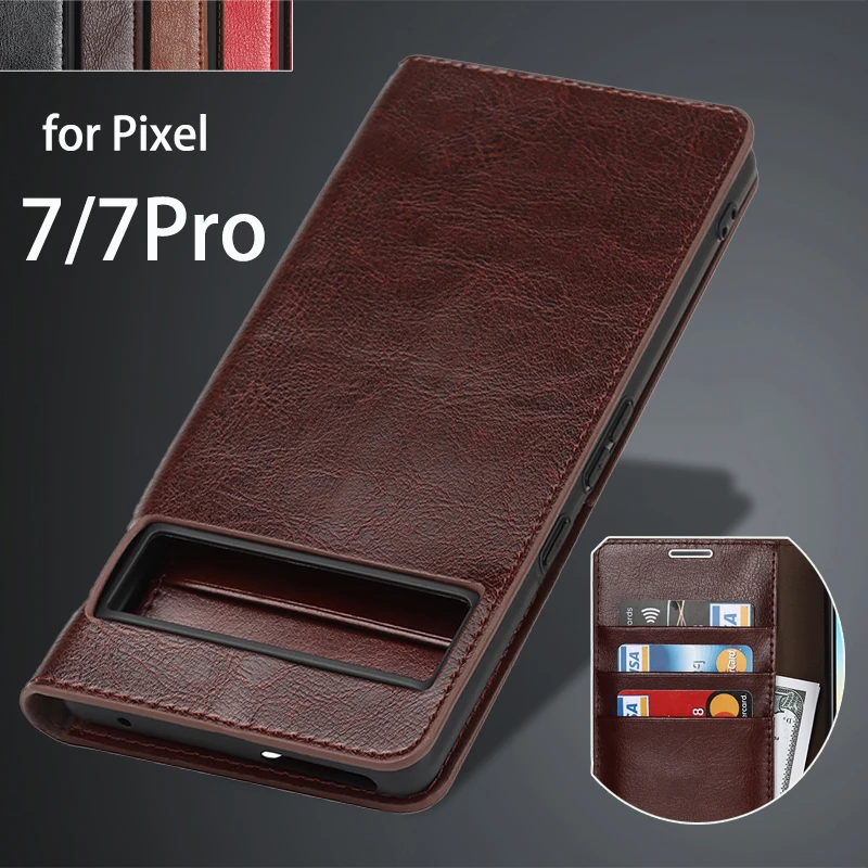 

Deluxe Wallet Case for Pixel7 Pro Premium Leather Case for Google Pixel 7 Pro Pixel7 Flip Cover Bags Capa Fundas Coque