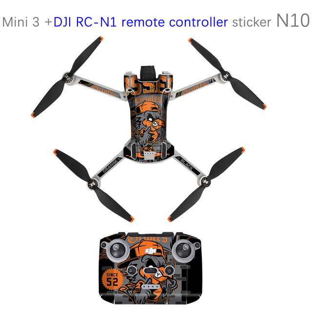 Stickers for DJI Mini 3 Pro Skin Scratch Resistant Waterproof for DJI RC Remote Control Sticker Accessories